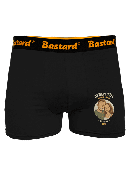 Jeden tím z vlastnej fotky boxerky Black
