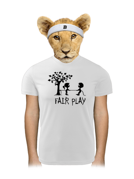 Fair play detské športové tričko White