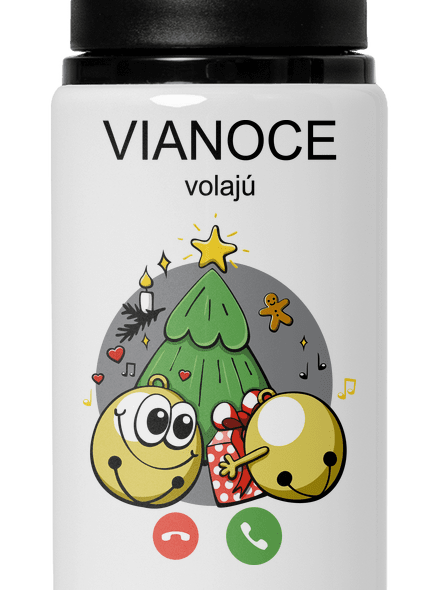 Vianoce volajú flaša na vodu White