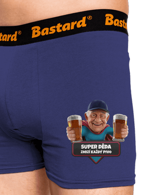 Super dedo boxerky Blue Navy
