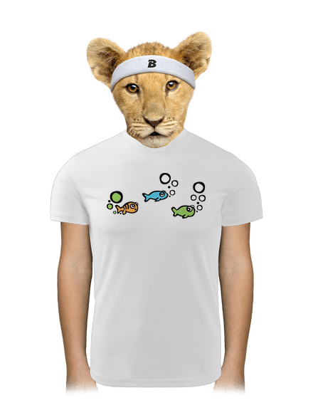 Nehoda detské športové tričko White