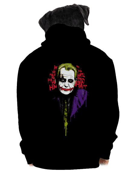 Zeman Joker pánska mikina na zips Black