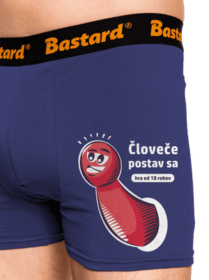 Človeče postav sa boxerky Blue Navy