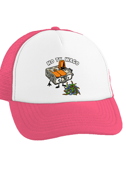Wago svorka šiltovka truckerka Fluorescent Pink cap
