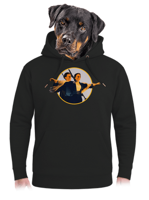 Titanic unisex mikina premium Dark Black