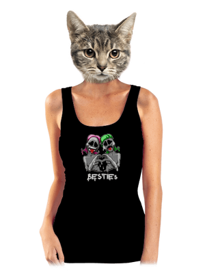 Besties dámske tielko klasické Black