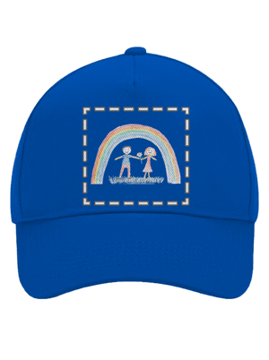 Detské kresby - Nahraj vlastnú šiltovka baseballka Bright Royal