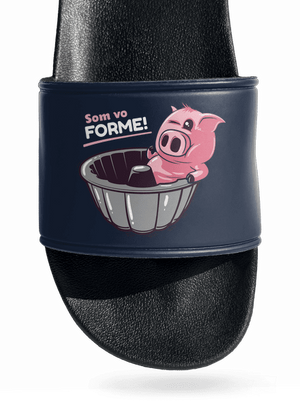 Vo forme šľapky Navy