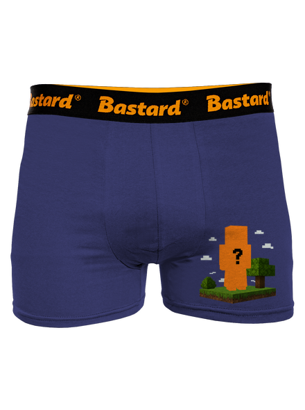 Minecraft z vlastnej fotky boxerky Blue Navy
