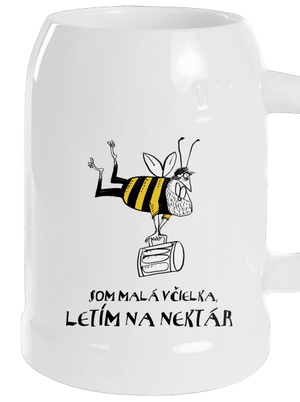Malá včielka polliter White