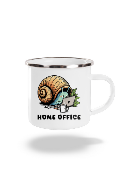 Slimákov home office plecháčik White