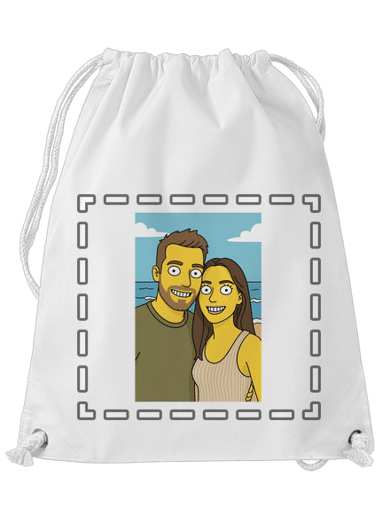 Simpsonovi z vlastnej fotky vak White