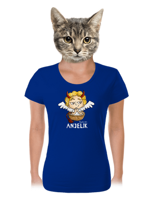 Anjelik dámske tričko Royal Blue Mal