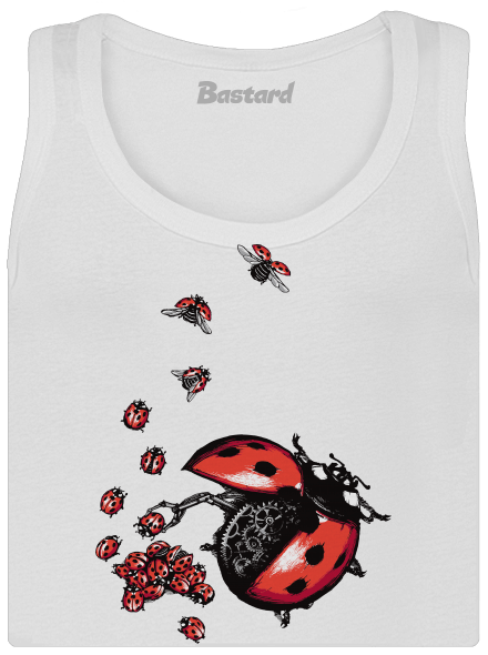 Ladybird Factory dámske tielko klasické White