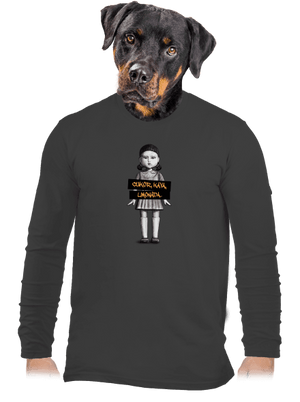 Cukor, káva, limonáda pánske dlhý rukáv Dark Grey