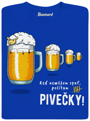 Pivečka pánske dlhý rukáv Royal Blue