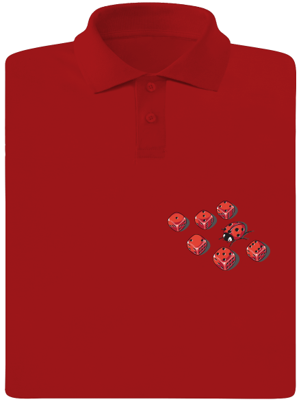 Mimikry pánska polokošeľa Red Mal