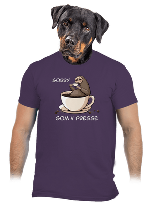 V presse pánske tričko Urban Purple