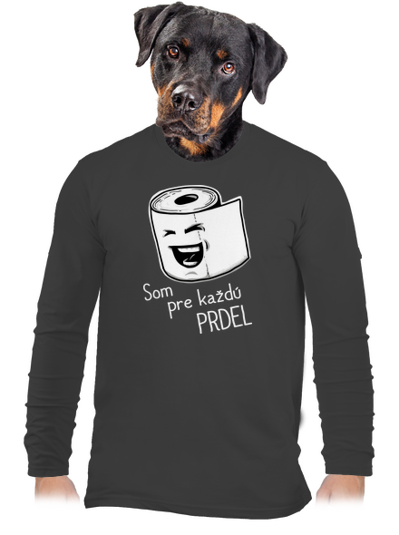 Prdel pánske dlhý rukáv Dark Grey