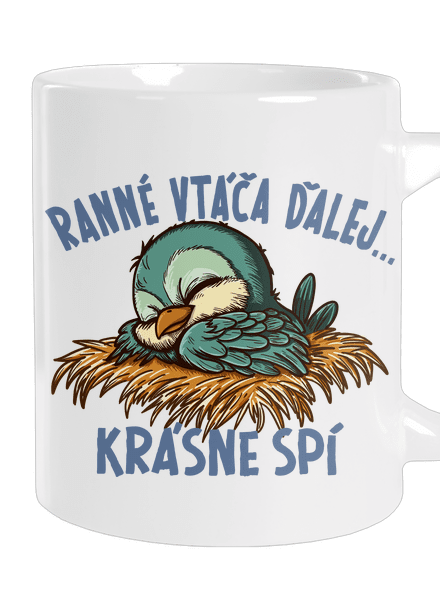 Ranné vtáča spí veľký hrnček White