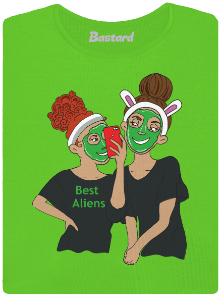 Best aliens dámske tričko Apple Green