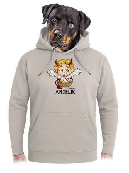 Anjelik unisex mikina premium Pastel Macchiato