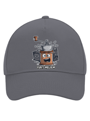 Mlynček šiltovka baseballka Graphite grey