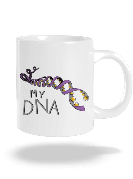 My DNA veľký hrnček White