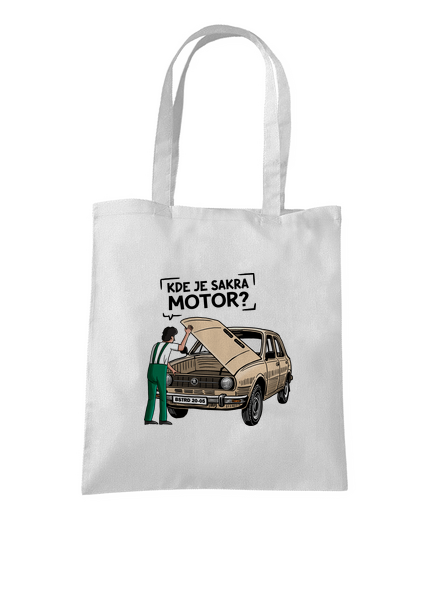 Kde je motor? taška White