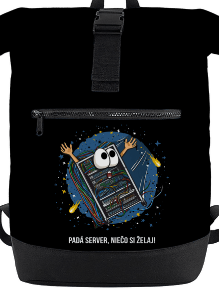 Padá server batoh Black