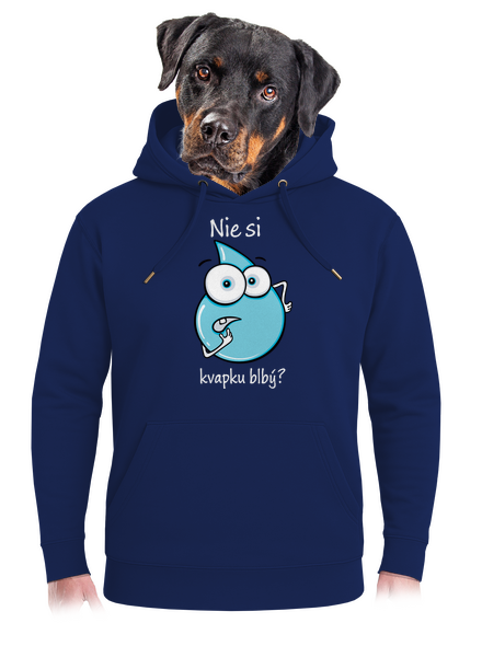 Nie si kvapku blbý unisex mikina premium Navy