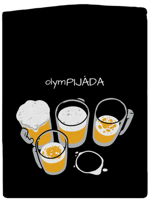 Pijáda dámska mikina na zips Black