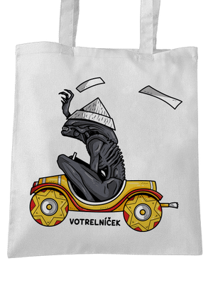 Votrelníček taška White