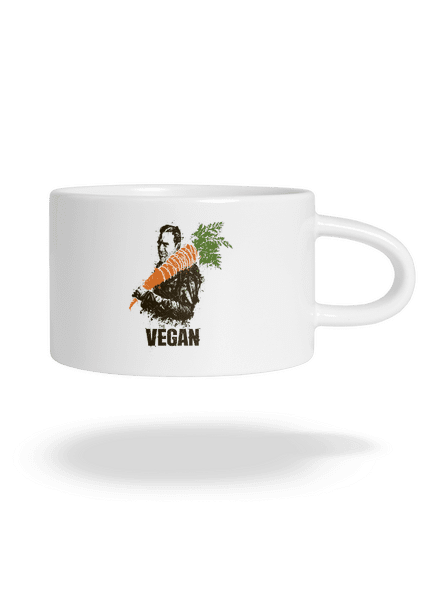 Vegan hrnček makronka White