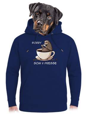 V presse unisex mikina premium Navy