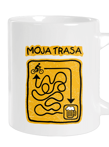 Moja trasa veľký hrnček White
