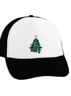 Vianočná borovička šiltovka truckerka Black cap