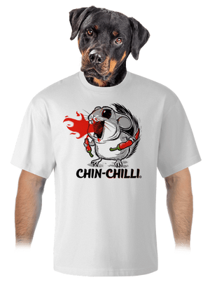 Chinchilli unisex tričko oversized White