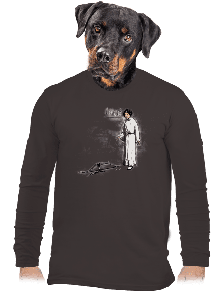 Luke a Leia pánske dlhý rukáv Bear Brown