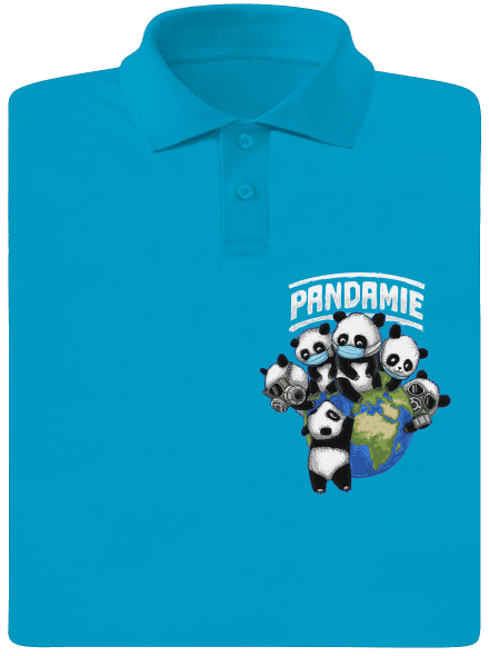 Pandamie pánska polokošeľa Blue Atol