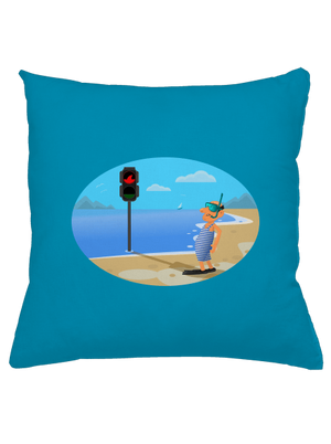 Bezpečné plávanie vankúš Blue Turquoise