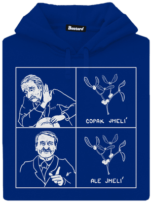 Cimrman: Copak jmelí dámska mikina klokanka Royal Blue Mal