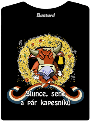 Slunce, seno a pár kapesníků dámske tričko prémium Black