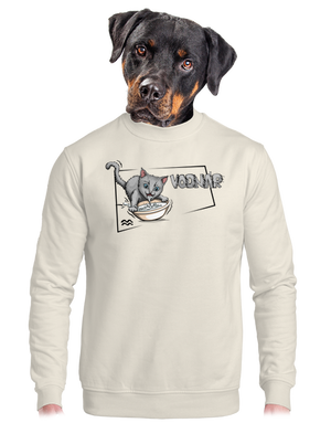 unisex mikina bez kapucne