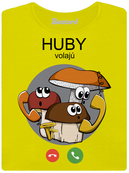 Huby volajú dámske tričko prémium Lemon