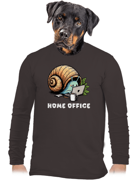 Slimákov home office pánske dlhý rukáv Bear Brown