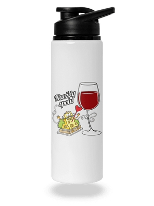 Navždy spolu flaša na vodu White