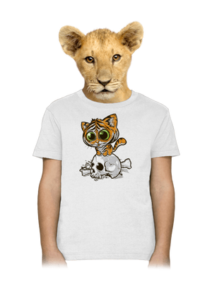 Tigrík detské tričko White