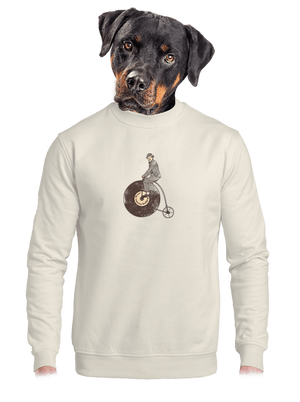 unisex mikina bez kapucne