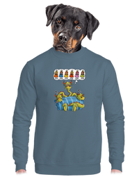 unisex mikina bez kapucne